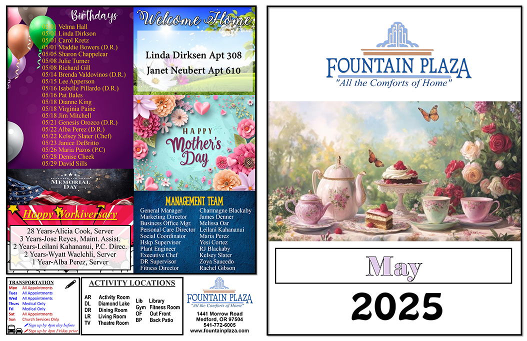 May 2025 Calendar